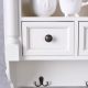 Bufet perete Shabby Chic alb