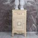 Noptiera Shabby Chic alb antichizat