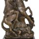 Sfantul Gheorghe-statueta din bronz cu soclu din m