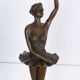 Lacul lebedelor-statueta din bronz cu soclu din ma