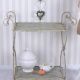 Carucior ceai Shabby Chic din metal antichizat