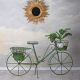 Bicicleta decorativa pentru gradina fier forjat