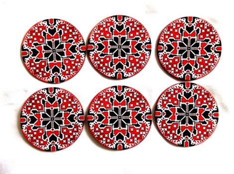 suporturi pahare motiv traditional