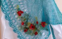 Poncho tricotat manual 