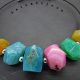 Colier Statement Handmade din Agate Multicolore c