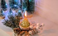 Silver Snowflake Candle holder