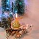 Silver Snowflake Candle holder