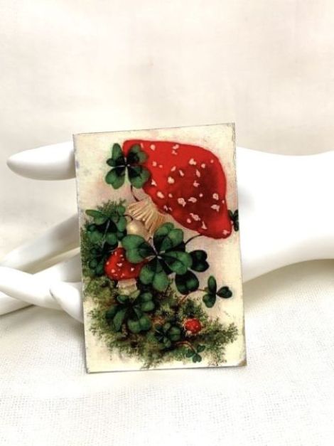Magnet de frigider - decorat manual 