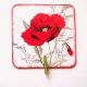 Magnet de frigider cu maci