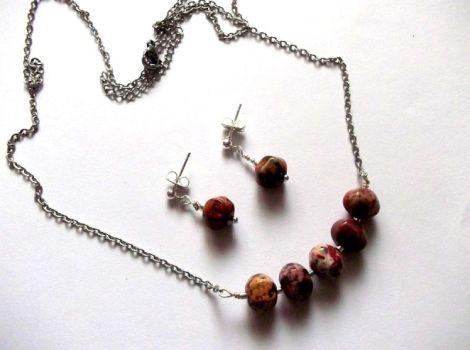 set cu fosil coral
