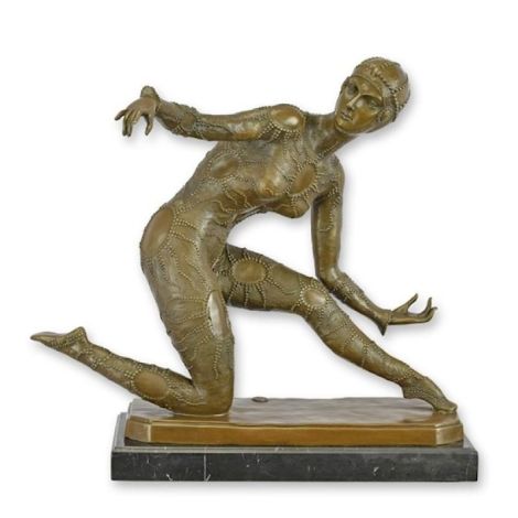 Steaua de mare-statueta din bronz 
