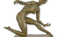 Steaua de mare-statueta din bronz 