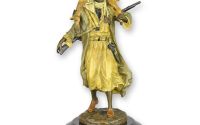 Vanator arab-statueta vieneza din bronz 