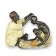 Barbier arab-statueta vieneza din bronz