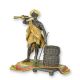 Dresor de serpi-statueta vieneza din bronz