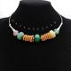 Colier Statement Handmade din Agate Multicolore c