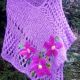 Poncho tricotat i impaslit 