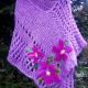 Poncho tricotat i impaslit 