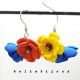 Cercei handmade - flori - Tricolorul Romaniei cod