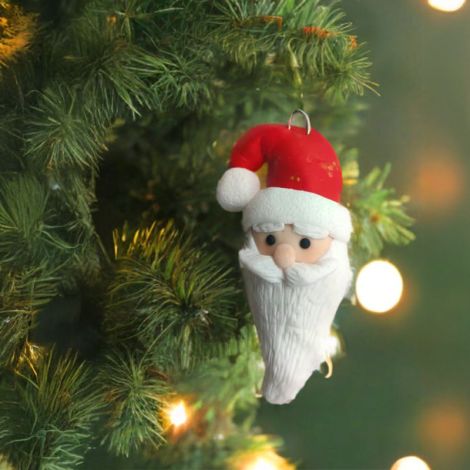 Mos Craciun ornament de brad 