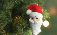 Mos Craciun ornament de brad 