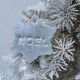 Ornament brad fulg de nea