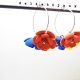 Cercei handmade - flori - Tricolorul Romaniei cod