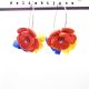 Cercei handmade - flori - Tricolorul Romaniei cod