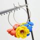 Cercei handmade - flori - Tricolorul Romaniei cod