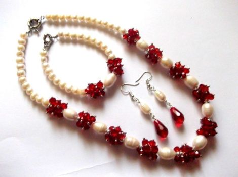 set perle naturale si cristale