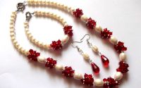 set perle naturale si cristale 