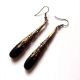 cercei howlite negru