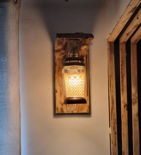 Lampadare handmade design unic