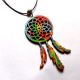 pandantiv cu Dreamcatcher din lemn 