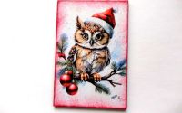 Magnet frigider cu bufnita