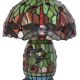 Lampa de masa Tiffany cu libelule