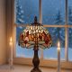 Lampa de masa Tiffany cu libelule 