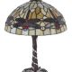 Lampa de masa Tiffany cu abajur libelule 