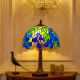 Lampa de masa Tiffany cu abajur floral