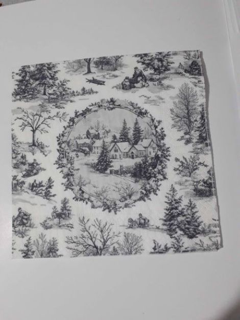 Winter Landscape with Children
