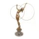 Dansatoare de hulahop - statueta din bronz