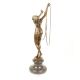 Dansatoare de hulahop - statueta din bronz