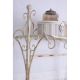 Cuier mare din fier forjat Antik White