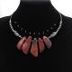 Colier Statement Handmade din Agate si hematit- de