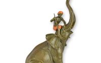 Elefant cu calaret-statueta vieneza din bronz
