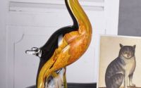 Pasarea paradisului-figurina din sticla Murano