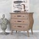 Comoda Shabby Chic din lemn masiv maro