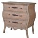 Comoda Shabby Chic din lemn masiv maro