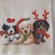 Three Christmas Puppies