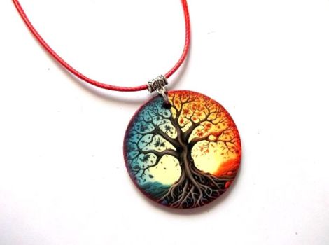 colier cu pomul vietii 